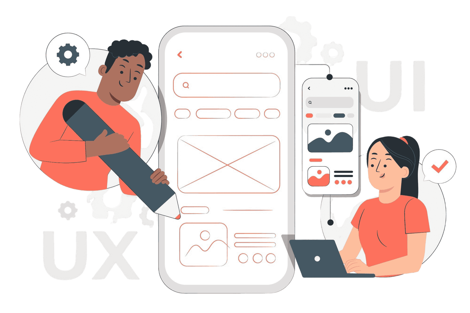 UX and UI Design Image
